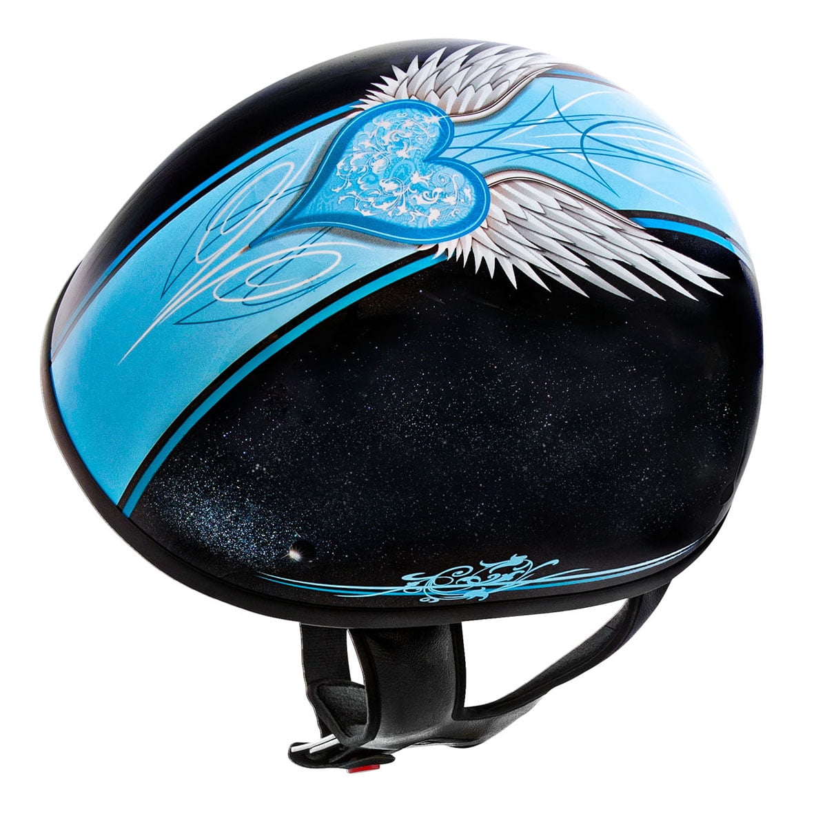 Fulmer, AF-90021C07, Adult Motorcycle Half Helmet - Cupid-Blue, XS