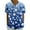 Multicolor#55, variant on JTZGDY Plus Size Women Linen Shirts Dressy Casual Floral Printed Summer Short Sleeve Oversized Lapel Collared Round Neck Graphic T-Shirts Top Loose Fit Business Work Tunic Blouse Multicolor#01 XXXL