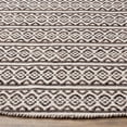 thumbnail image 3 of SAFAVIEH Montauk Randall Geometric Striped Cotton Area Rug, Ivory/Navy, 4' x 6', 3 of 10