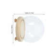 thumbnail image 2 of SKISUNO Decorative Glass Dome for Friends and Relatives 1Set, 2 of 7