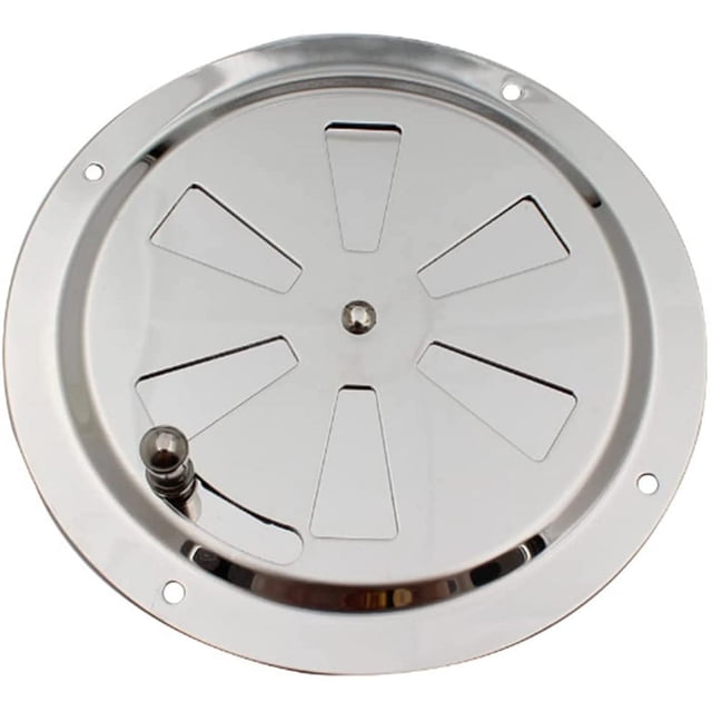 125mm Round Air Inlet & Exhaust for Customized airflow Control Stainless Steel Adjustable Ventilation Grill