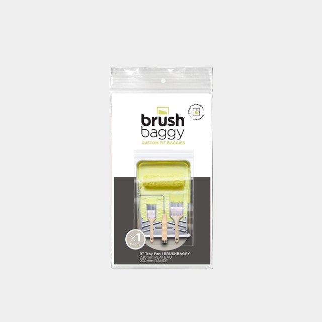 Bolsa enrollable Brush Baggy de 9 pulgadas, reutilizable con cierre