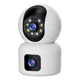 thumbnail image 1 of Camara De Seguridad Wifi Ip Doble Lente Robotica App Icsee Color Blanco, 1 of 1