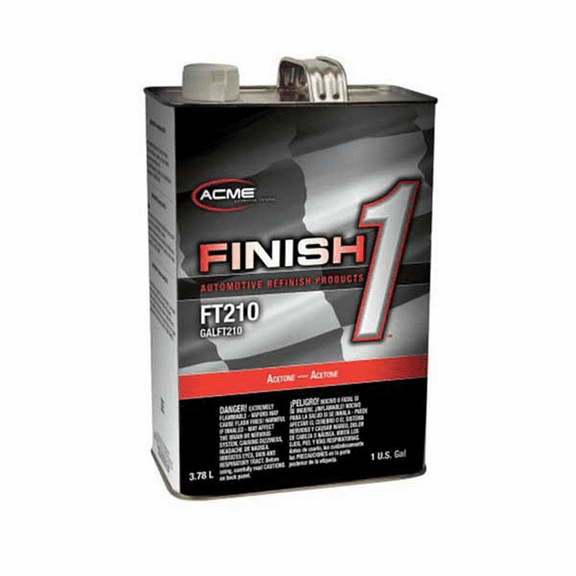 Finish 1 Automotive Refinish Products FT210-4 Solvent Based Reducer, 1 qt Can, Liquid