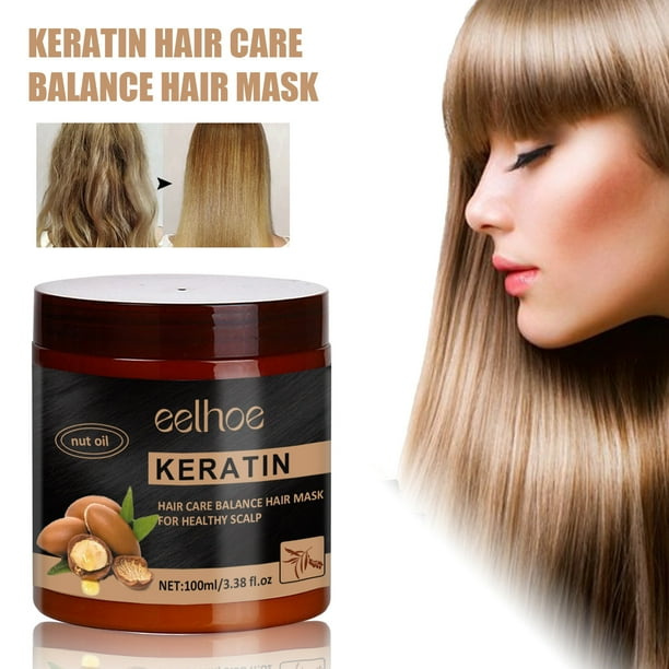 Mascarilla capilar de 100 ml: los mejores tratamientos para la reparación, nutrición y belleza del cabello: mascarilla capilar para todo tipo de cabello. Mascarilla nutritiva con proteínas. Una membra