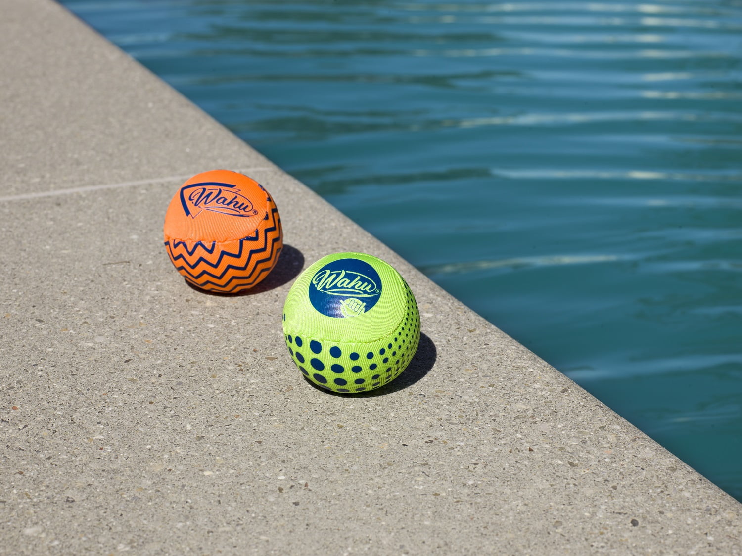 Wahu Super Grip Skimball 2-Pack Green/Orange - Beach & Pool Toy Child/Adult Ages 5+