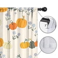 thumbnail image 4 of Rustic Farmhouse Autumn Theme Autumn Aesthetic Pumpkin Sunflower Tier Curtains 2 Pieces,52x63in Kitchen Curtains Fall Holiday Long Curtain, 4 of 5