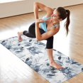 thumbnail image 6 of Pioneer Flower Floral Print Pattern Hot Yoga Mat Towel Non Slip for Hot Yoga - Quick-Drying Yoga Mat Cover with 4 Corner Pockets with Travel Bag - Hot Yoga Towel Non Slip 70"x26", 6 of 6