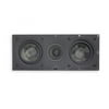 ELAC - Debut IW-DC51-W Custom in-Wall Center Channel Speaker (Ea), Black