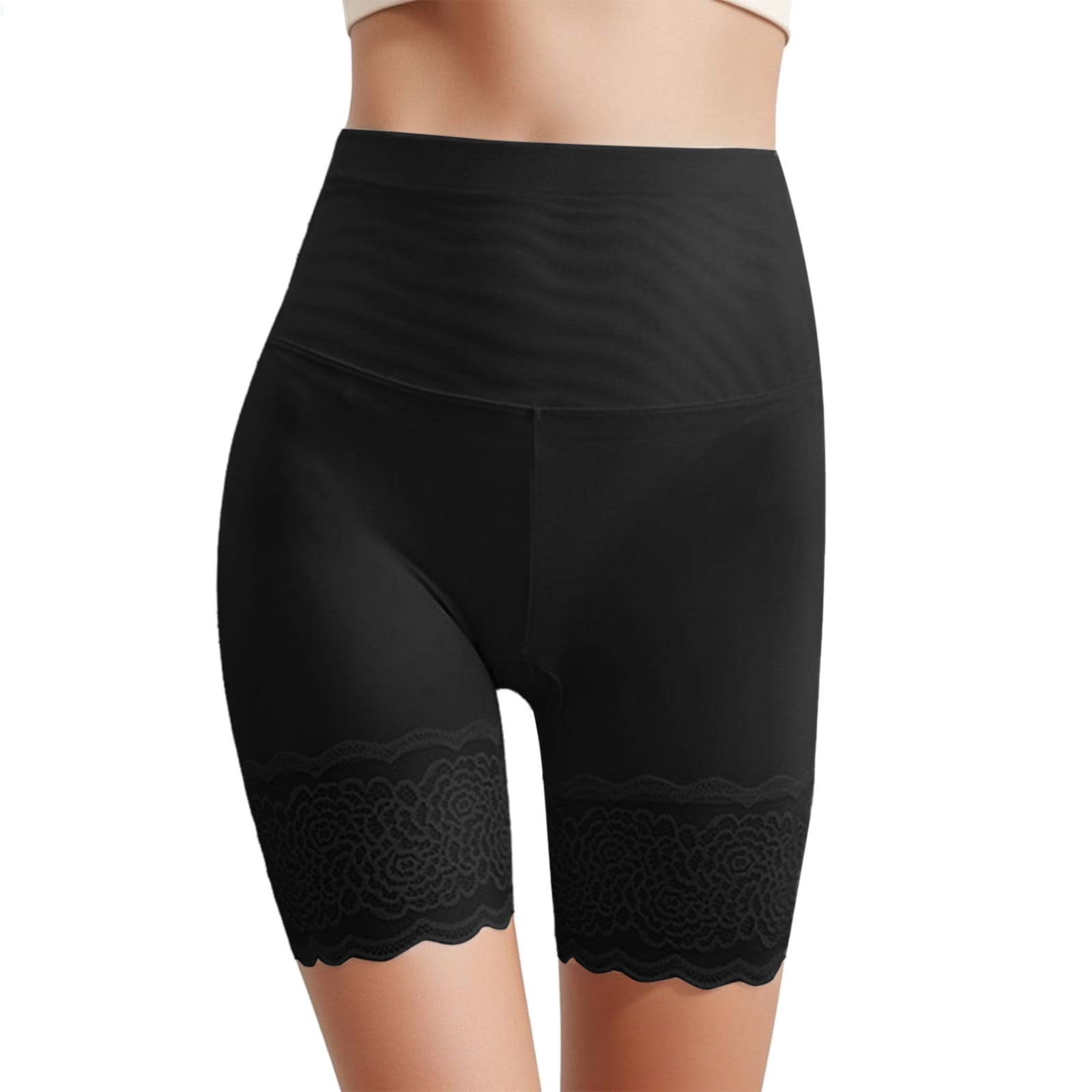 ZMHEGW Underwear Women Seamless Lace Shapewear High Waist Lift