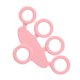 thumbnail image 4 of Fortalecedor de agarre de mano Entrenador Ejercicio de fuerza Escalada de alta elasticidad para entrenamiento Ejercicios de antebrazos de escalada en Tirador Rosa Claro, 4 of 9