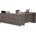 thumbnail image 2 of Bestar Pro-Linea L-Desk in Bark Gray, 2 of 4