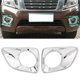 thumbnail image 5 of Antiniebla Moldura Marco Delantera 2 Uds Cubierta De Luz Antiniebla Delantera Embellecedor Cromado Decoración De Luz Antiniebla Apto Para Nissan Navara NP300 Frontier 2015-2019 Ccdes Otros, 5 of 8