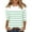 019_Green, variant on T Shirts for Women 2025 New Women's Shoulder Seven Quarter Sleeve Shirt Summer Top Women's Clothing Black