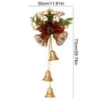thumbnail image 3 of Wholesale karymi Christmas Decorations Hanging Ornaments Golden Christmas Bells Christmas Tree Ornaments Wall Hanging Door Hanging Ceiling Decoration Christmas Gifts New & Trending, 3 of 6