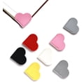 thumbnail image 2 of XYCCA 5Pcs Handcrafted Faux Leather Corner Bookmark Waterproof Soft Mini Vintage Heart-Shaped Page Notebook Accessory-3062, 2 of 5