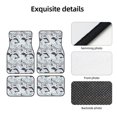 thumbnail image 4 of Disketp Sea Animal for Crystal Velvet Car Mats Four-Piece Set,All-Season Automotive Protection, Vehicles, Cars, Trucks, and SUVs,Anti-Slip Design, 4 of 7