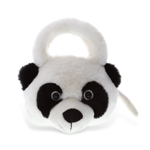 DolliBu Panda Stuffed Animal Kids Handbag, Super Soft  Stuffed Animal Purse for Children