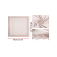 thumbnail image 3 of INSPIRE CHIC 2Pcs Women Stripe Square Head Scarves Hair Wrap Neck Scarf Black&Champagne, 3 of 5