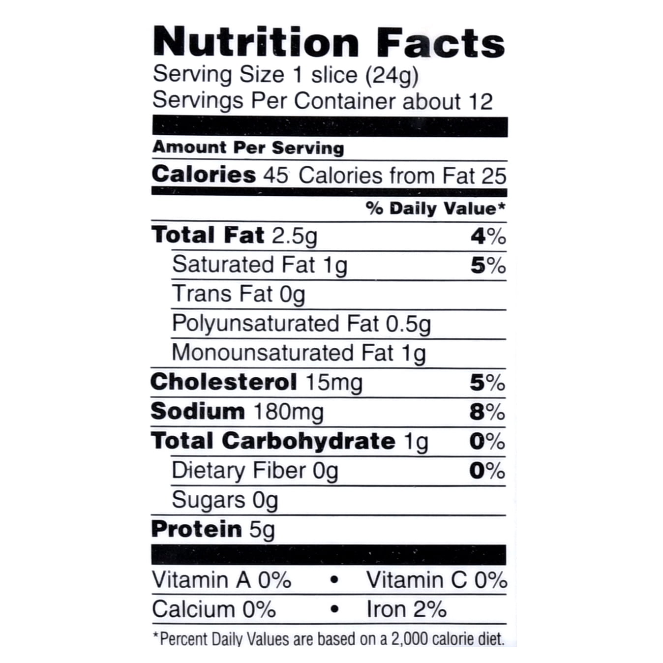 Nutrition Facts For Turkey Lunch Meat Nutrition Ftempo