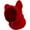 Red-Z4, variant on Winter Dog Hat with Adjustable Earmuffs - Fleece-Lined Warm Hooded Pet Hat for Cold Weather, Soft & Comfortable Outdoor Dog Accessory - One Size Fits Most