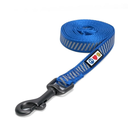 UPC: 0735255518603 | Pawtitas 6 FT Dog Leash Reflective Dog Leash Dog Training Leash Puppy Leash Blue Dog Leash