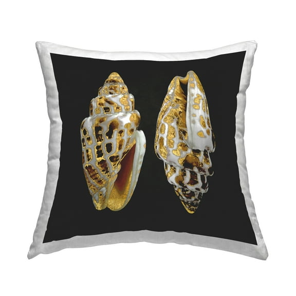 Stupell Industries Spotted Cowrie Shells Decorative Printed Throw Pillow Design by Caroline Kelly.