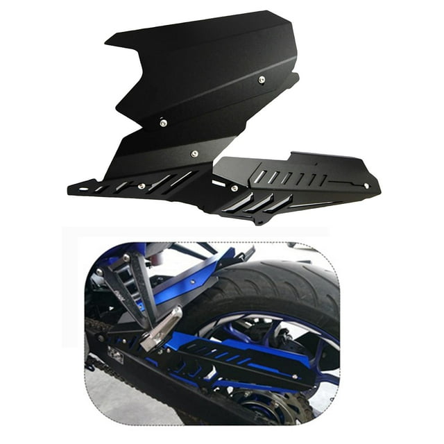 Colaxi CNC Aluminum Rear Mudguard Mudflap Chainring Cover Replaces fits 3 Compact and Lightweight , Black
