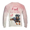 thumbnail image 2 of Every Fart is Love Note Rottweiler Guilty Face Happy Valentine's All Over Print 3D Sweatshirt Unisex Merch Rottie Dog Lover Gifts Idea - 01016, 2 of 6