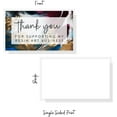 thumbnail image 3 of Thank You For Supporting My Resin Art Business Cards  50 Pack  2 x 3.5 inch Business Card  Candle Supplies  Resin Art Supplies  Multi Color Design, 3 of 7