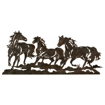 Horse Metal Art - Metal Running Horse Western Wall Art - Southwestern Decor