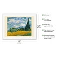 thumbnail image 2 of Wheat Field with Cypresses - Saint-Rémy France - From an Original Color Painting by Vincent Van Gogh c.1889 - Japanese Unryu Rice Paper Art Print (Unframed) 12 x 16 in, 2 of 4