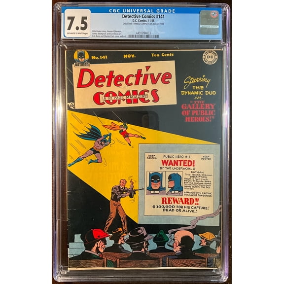 Detective Comics #141 - CGC 7.5 Comic Book