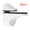 white, variant on Glass Shelf Brackets Wall Mounted Zinc Alloy Adjustable Support for 3mm-22mm Glass White 4 Pack