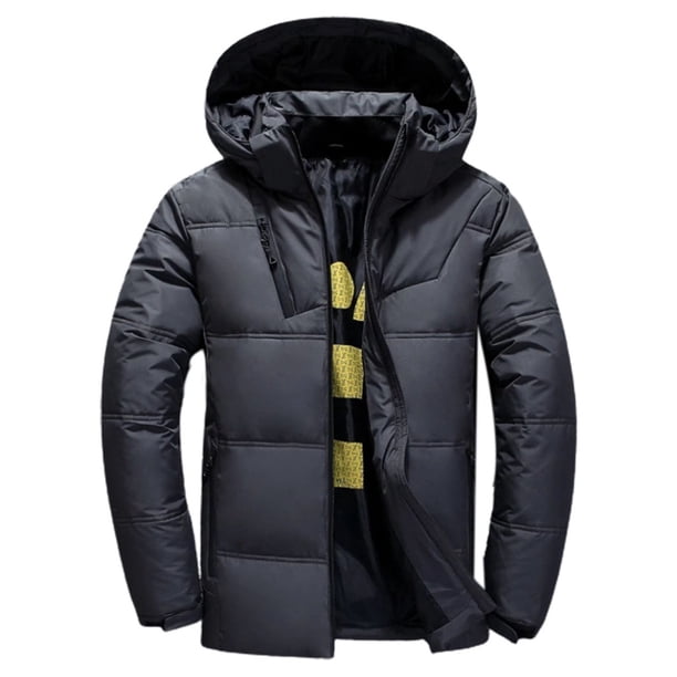 SD Abrigo De Invierno Extra Grueso Altamente Cálido Acolchado Casual Hombre Chamarra Para Exteriores