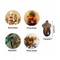 thumbnail image 2 of Zehuanyu 100 Pcs Acorn Tops for Crafts Holiday Decorations Delicate Ornaments 3X1.9CM, 2 of 8