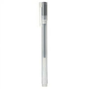 MUJI - 0.38mm Black Smooth Gel Ink Ballpoint Cap Pen (10 pieces)