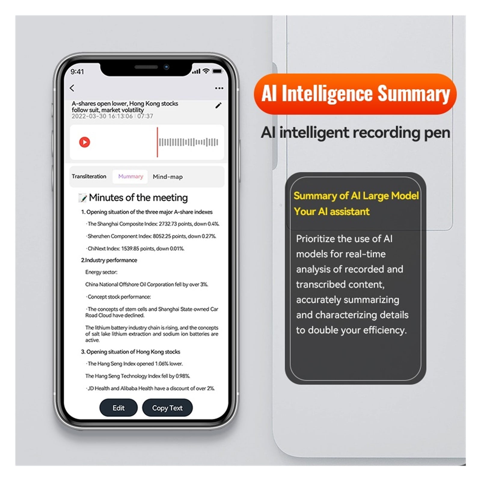 Phone Calls Mini Voice Recorder ControlTranscribe Summarize Translation Dictaphone ,Excellent Sound Quality