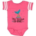 thumbnail image 3 of Inktastic Mermaid 1st Birthday 1 Year Old Girls Baby Bodysuit, 3 of 5