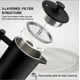 thumbnail image 4 of Cafetera French Press Secura 1L de acero inoxidable negra, 4 of 8