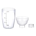 thumbnail image 3 of Uxcell 350ml Coctelera de Plástico Transparente Mezclador de Bebidas Vino Coctelera Mezclador de Bebidas Herramientas de Bar, 3 of 5