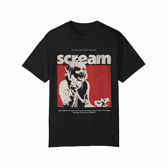 Scream Halloween Movie Shirt, Retro Horror Shirt, Funny Halloween T-shirt, Scary Movie Graphic Tee