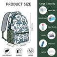 thumbnail image 6 of Summer Waterproof Backpack for College Students - Lightweight Daypack with Starfish & Sand Design, Spinal Support, 6 of 6