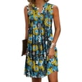 thumbnail image 5 of Vestido de Verano para las Mujeres Impresión Sexy sin Mangas Vestido de Hombro, Verano Casual Y Primavera, 5 of 5