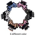 thumbnail image 4 of Pinces à Cheveux à Griffes en Strass - 12 Pcs Mini Pinces à Cheveux Pinces Antidérapantes avec Pinces à Cheveux à Mâchoires en Strass Colorées pour Femmes Filles Épingles à Cheveux (Forme Nœud), 4 of 7