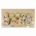 thumbnail image 4 of 2 Pack Small Christmas Gift Bags, Tiny Christmas Candy Bag with Drawstring for Xmas Stocking Stuffers, Bulk Christmas Gift Goody Treat Bags for Holiday New Year Party Favors Supplies, 4 of 4