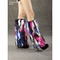thumbnail image 4 of Calcetines de peluche de zorro de imitación para mujer, mangas largas y cortas, trajes para otoño e invierno, botas cálidas de piel de color para actuaciones en el escenario, 4 of 6