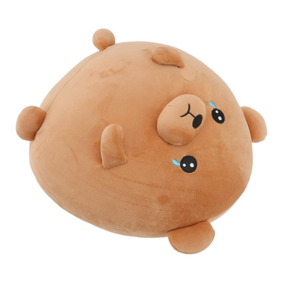 Brown Bear Plush Toy, Cute Brown Bear Soft Cotton Soft Brown Bear Wide Application Glossy for Office