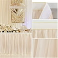 thumbnail image 2 of Tulle Table Skirt Tablecloth Tutu Table Skirts for Wedding Birthday Party Baby Shower Decorations, 2 of 5