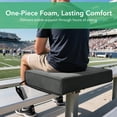 thumbnail image 3 of Cojín de asiento Stadium Codi, paquete de 2 unidades, 7,5 cm, impermeable, gris, 3 of 8